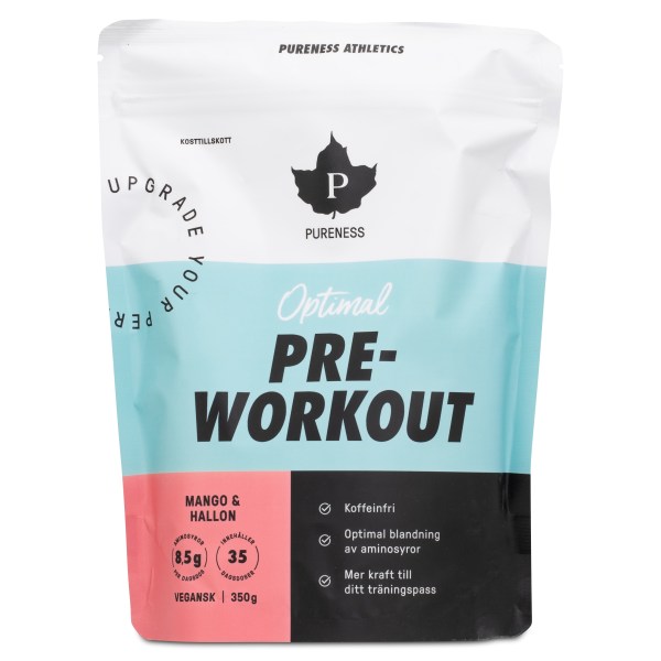 Pureness Athletics Optimal Pre-Workout, Mango & Hallon, 350 g