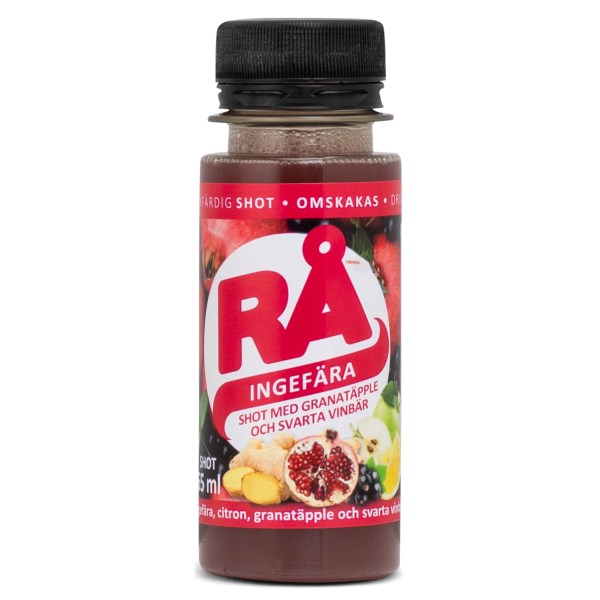 RÅ Ingefärsshot m granatäpple, Granatäpple, 65 ml