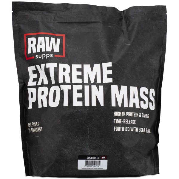RAW Extreme Protein Mass, Chocolate, 2,1 kg