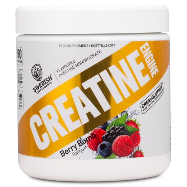 Swedish Supplements Creatine Engine, Berry Bomb, 300 g