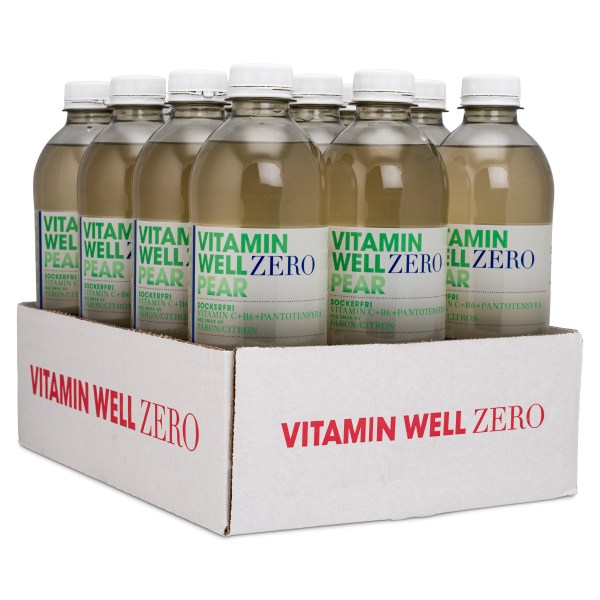 Vitamin Well Zero, Pear, 500 ml