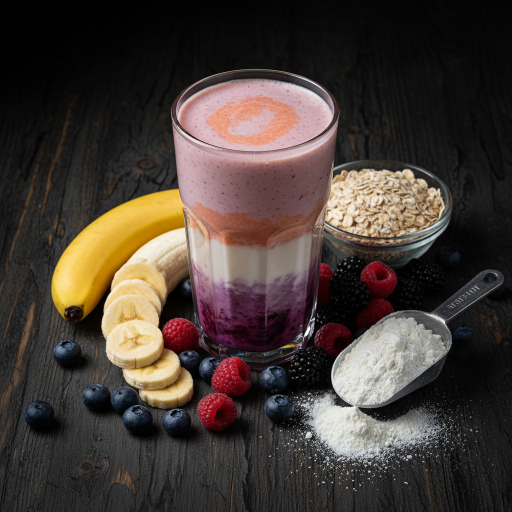Proteinshake med naturliga ingredienser